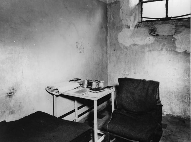 A cell used during the Nuremberg trials